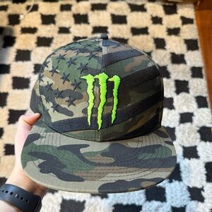 NWOT Monster Energy Camo Hat